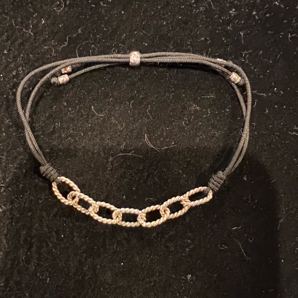 Silpada Retired Sterling Silver Chain and Rope Bracelet!